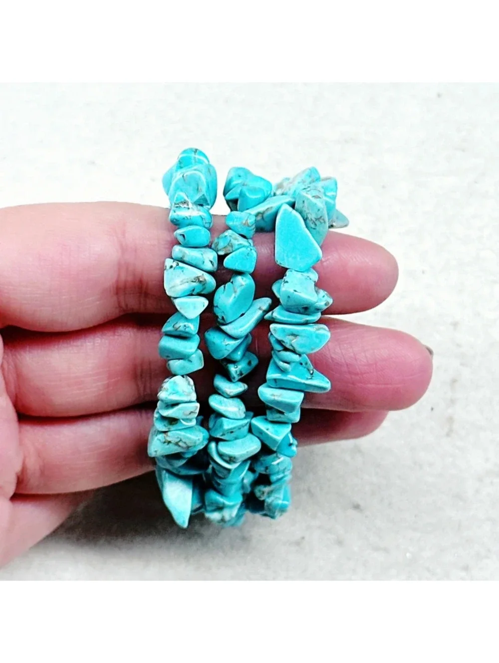 3006u. Dyed Howlite Bracelet Small